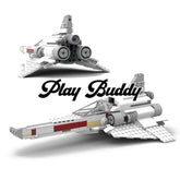 MOC Battlestar Galactica Colonial Viper Fighter Building Blocks Collectibles Colonial Viper / QR Code PDF Guide